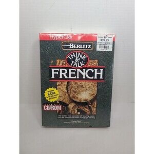 Vintage Berlitz Think And Talk French Learning Self Language Education